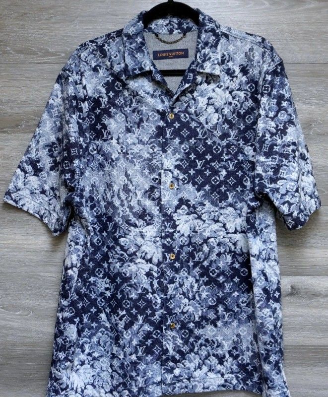 Louis Vuitton Denim Monogram Shirt Size XL