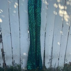 Mermaid Long Dress Green