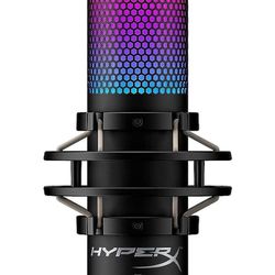 HyperX QuadCast S RGB USB Condenser Microphone with Shock Mount for Gaming, Streaming, Podcasts

