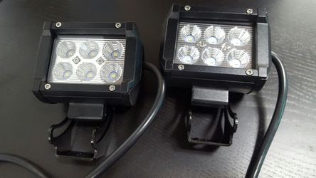 Led light bars curved and straight bar - brackets - wire harness