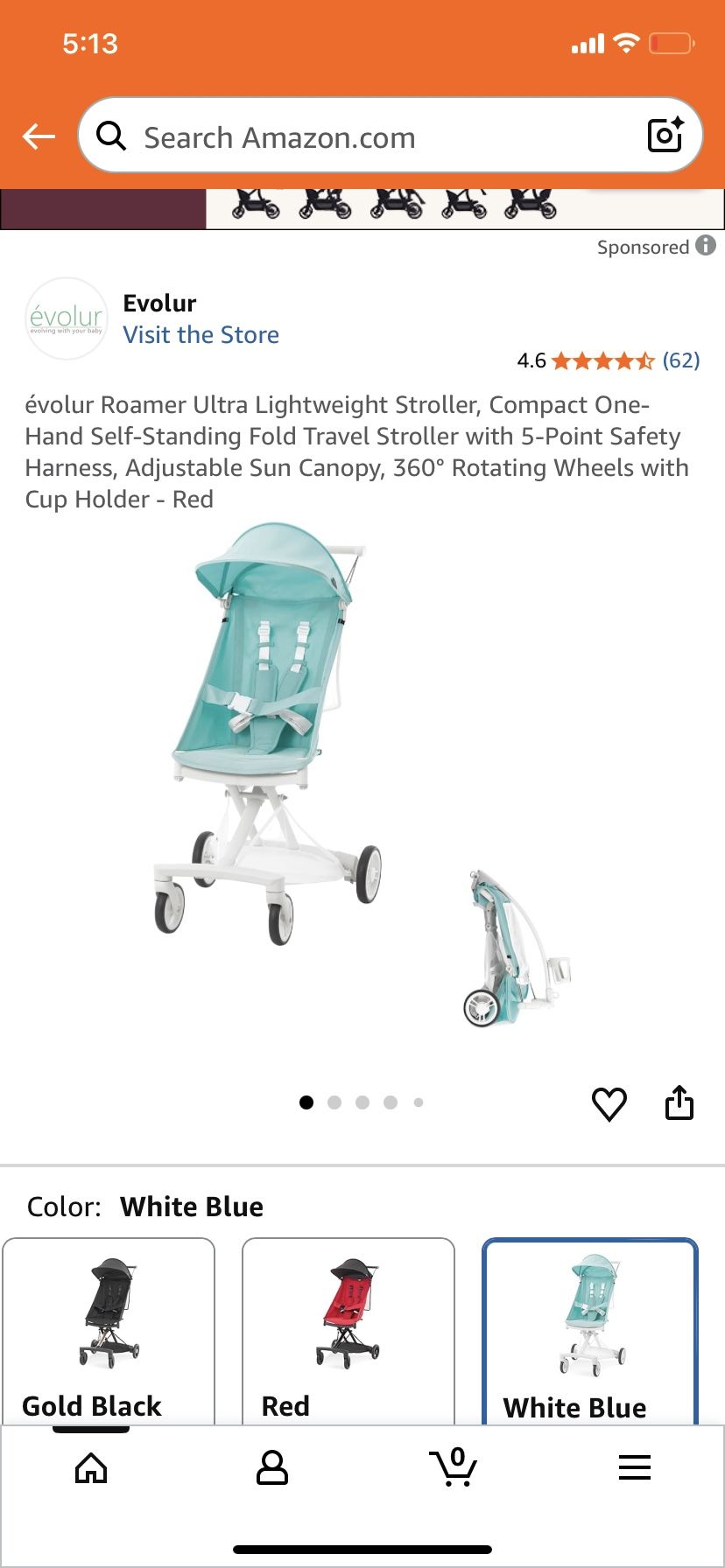 Compact Stroller New 