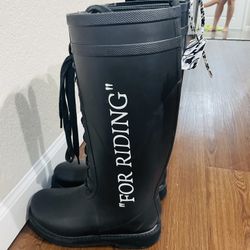 Off White Boots “For Riding” Size 37 .