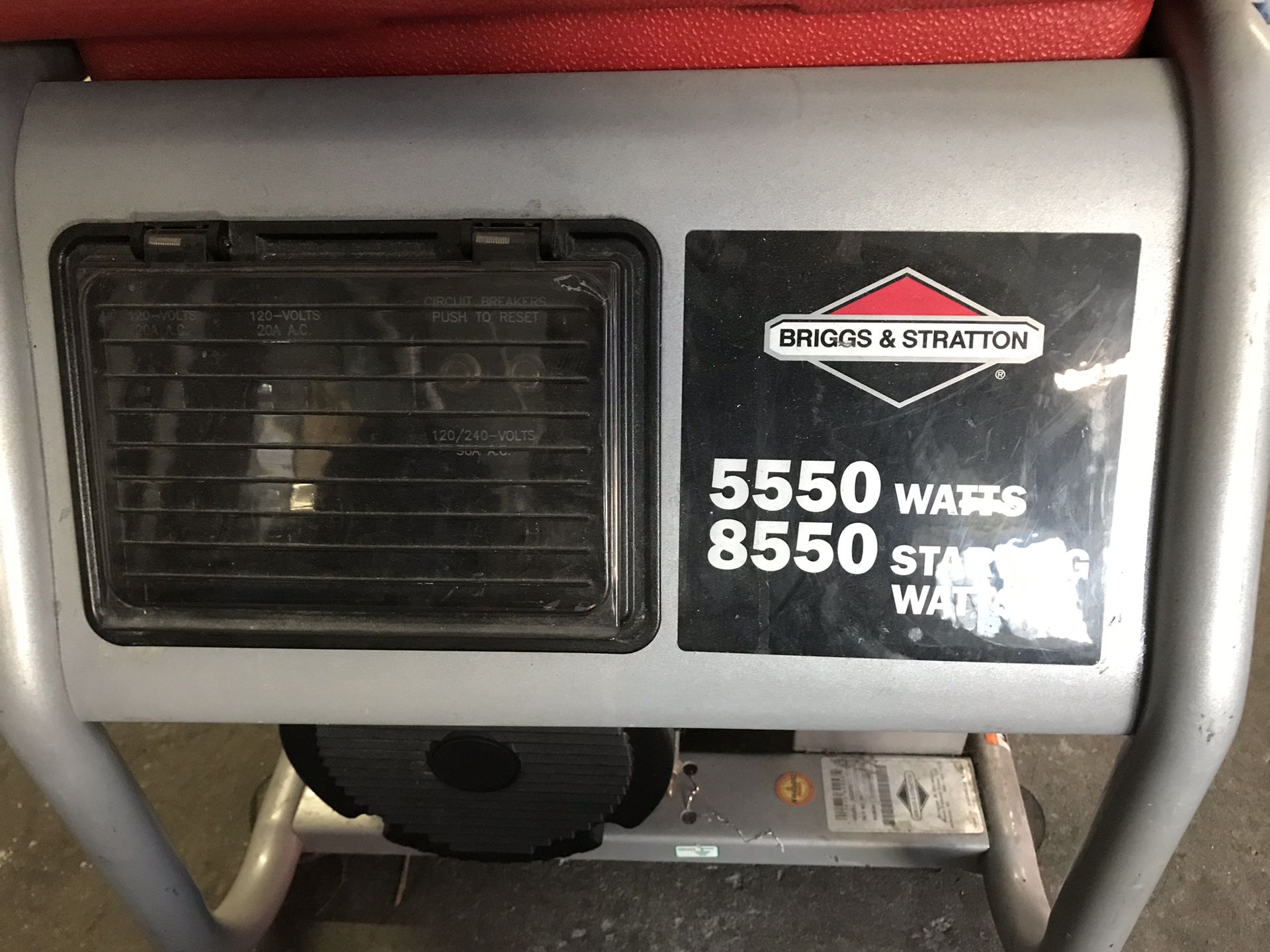 Generator 5550 watts works PERFECT