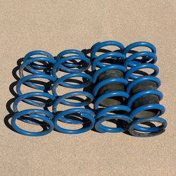 Lowering Springs for Fox Body Ford Mustang Blue