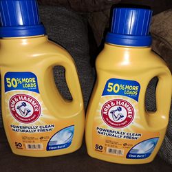 Arm & Hammer Liquid Laundry Detergent! 50 Oz. Bottles! $4.50 Each