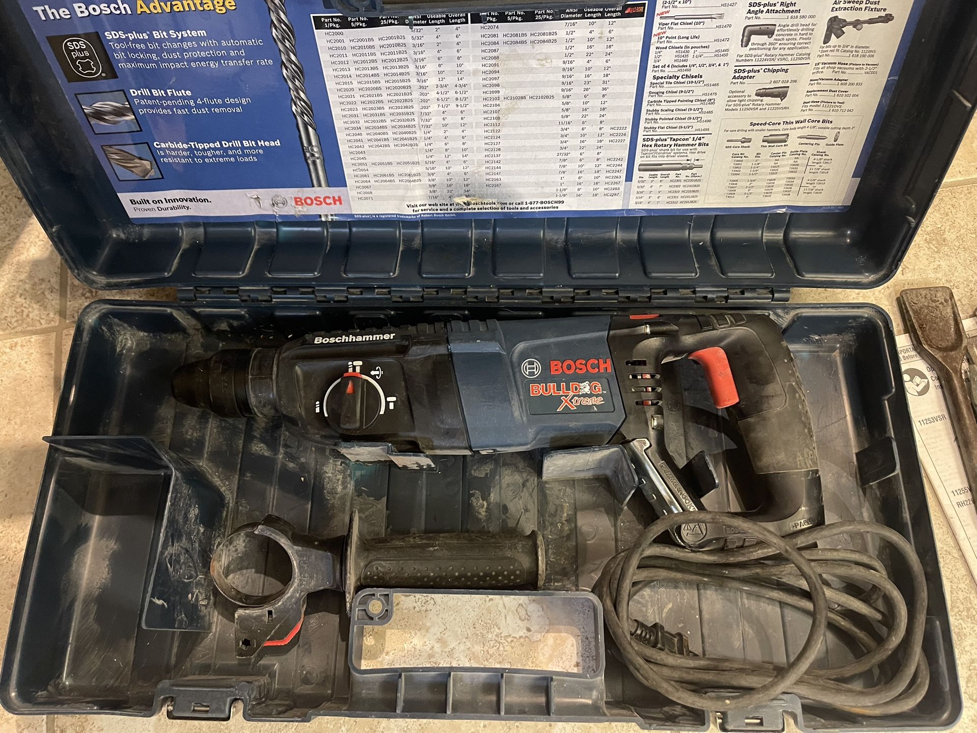 Bosch Bulldog Xtreme SDS-plus Rotary Hammer