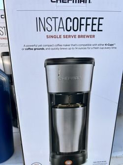 NEW Chefman Insta Coffee Single Brewer
