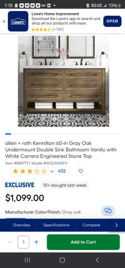 Bathroom Double Sink Vanity With Quartz Top And Sinks