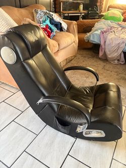 X gaming chair with bluetooth/speaker connections