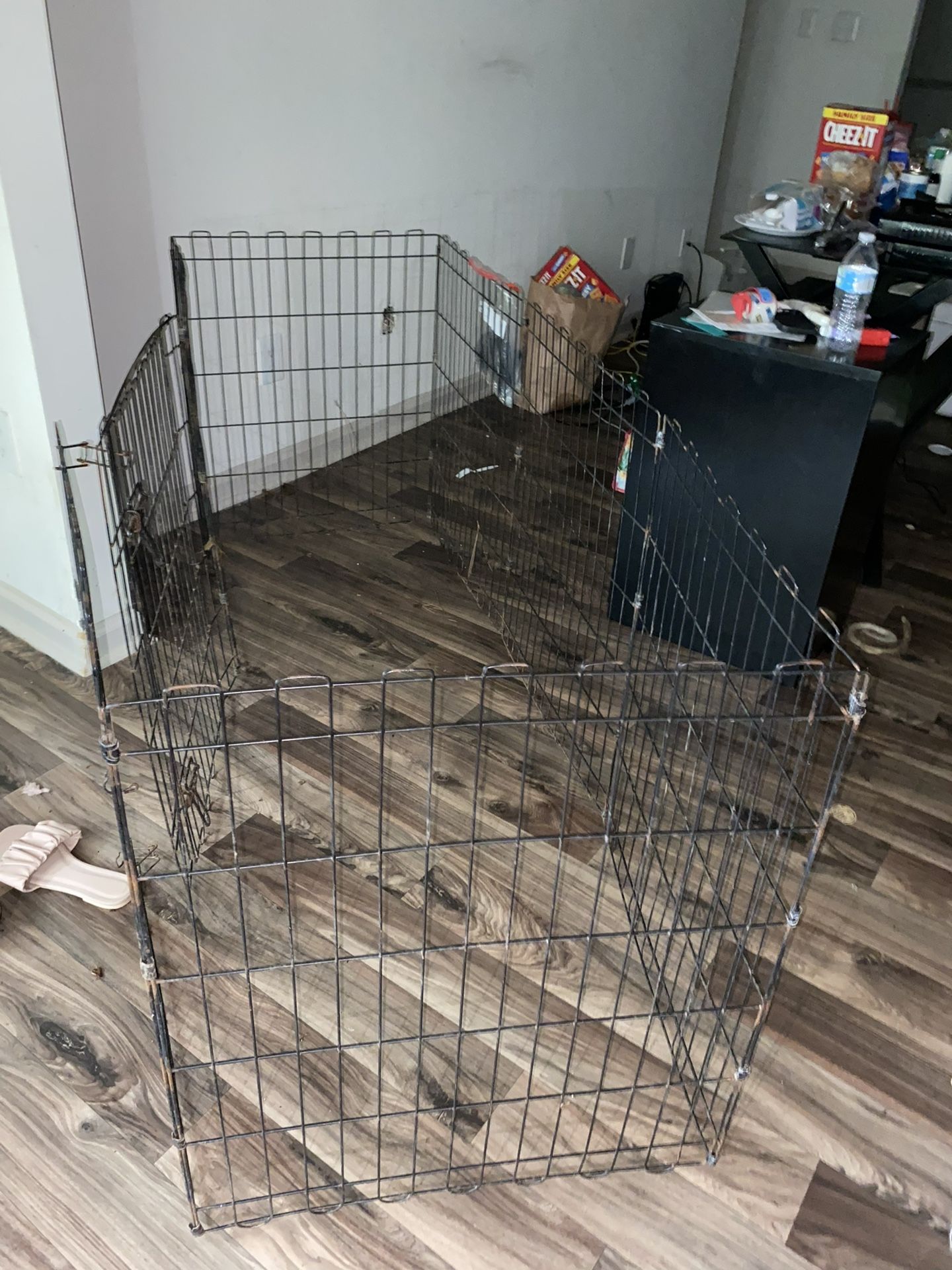 LG Dog Gate W/ Clamps To Change Shapes 30$ Howel Mill Rd