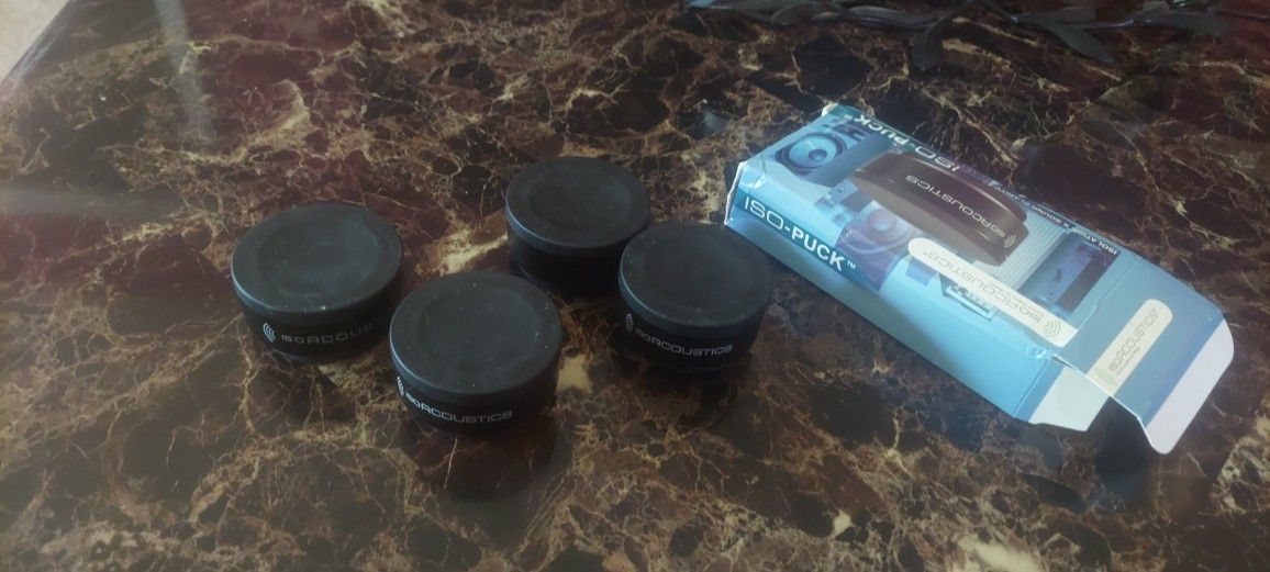 Iso Acoustic Pucks 20lbs Hold Each 4