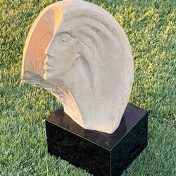 Abstract Face Sculpture