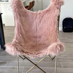 Restoration Hardware Faux Fur Chair 