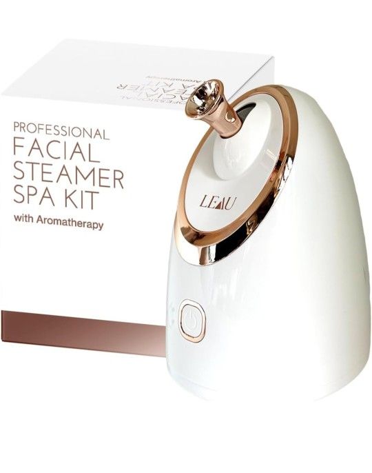 Leau Cosmetics Facial Steamer: Women's Mister for Deep Cleansing and Skin Care, Steam Face Steamer Device, Essence Infuser