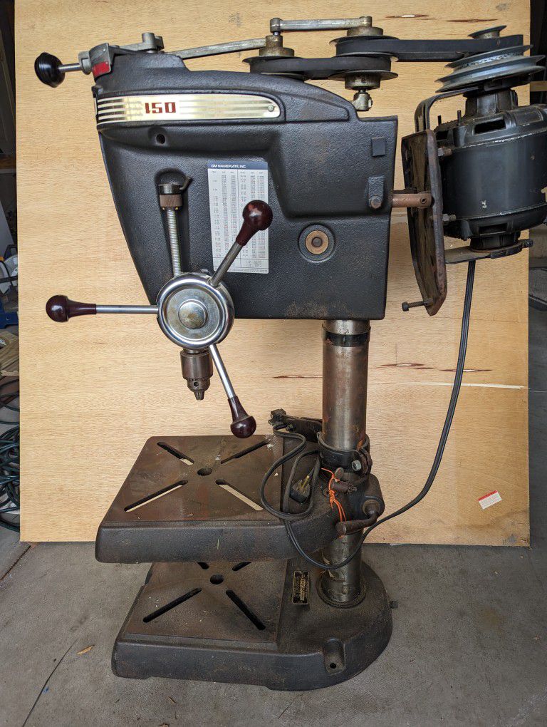 Vintage Craftsman tabletop drill press with Vari-Slo speed control