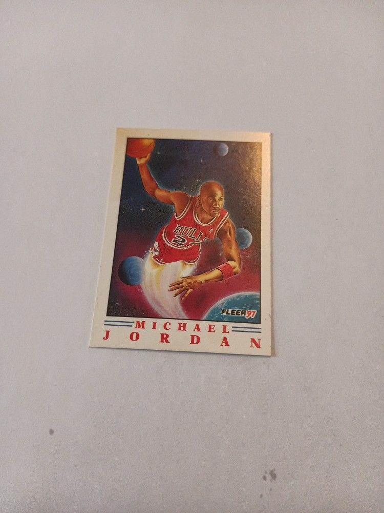 Michael Jordan 1997 Fleet Basketball Card