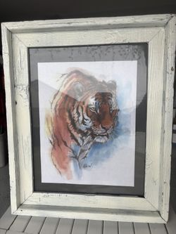 Tiger Artwork Wall Frame / Decor