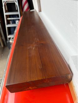 Floating Hardwood Mantel - Brand New