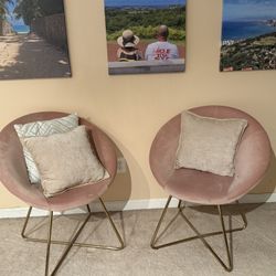 Velvet Accent Chairs