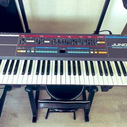 Roland Juno 106 Vintage Analog Synth Serviced By Rosen Sound
