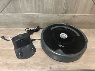 iRobot Roomba 675 Wi-Fi Connected Robot Vacuum Black With Charging Station