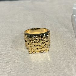 Gold Nugget Ring
