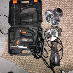 Mini Circular Saw With Laser And Jig Saw