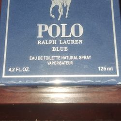 Polo Blue Ralph Lauren, Eau De Toilette, Brand New