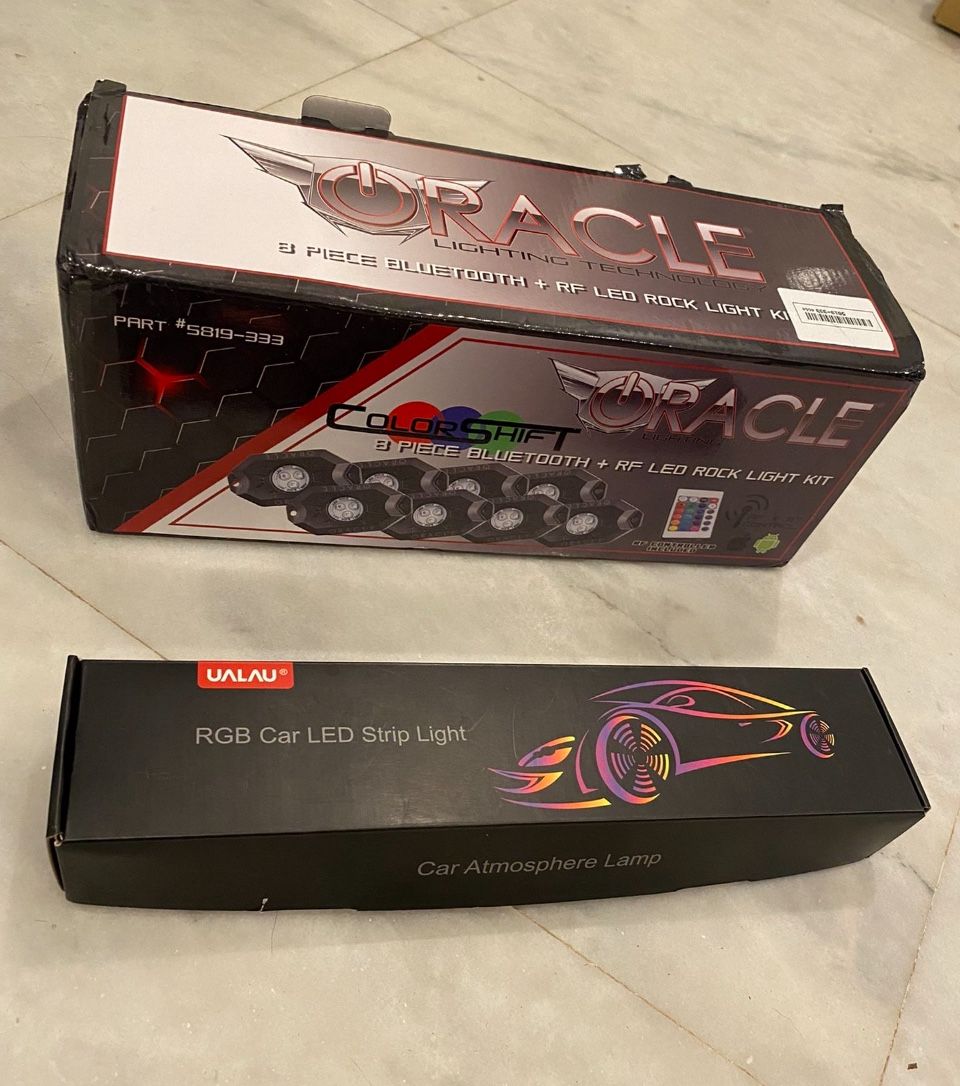 Oracle Bluetooth RGB Rocklights + Neon strips NEWWW