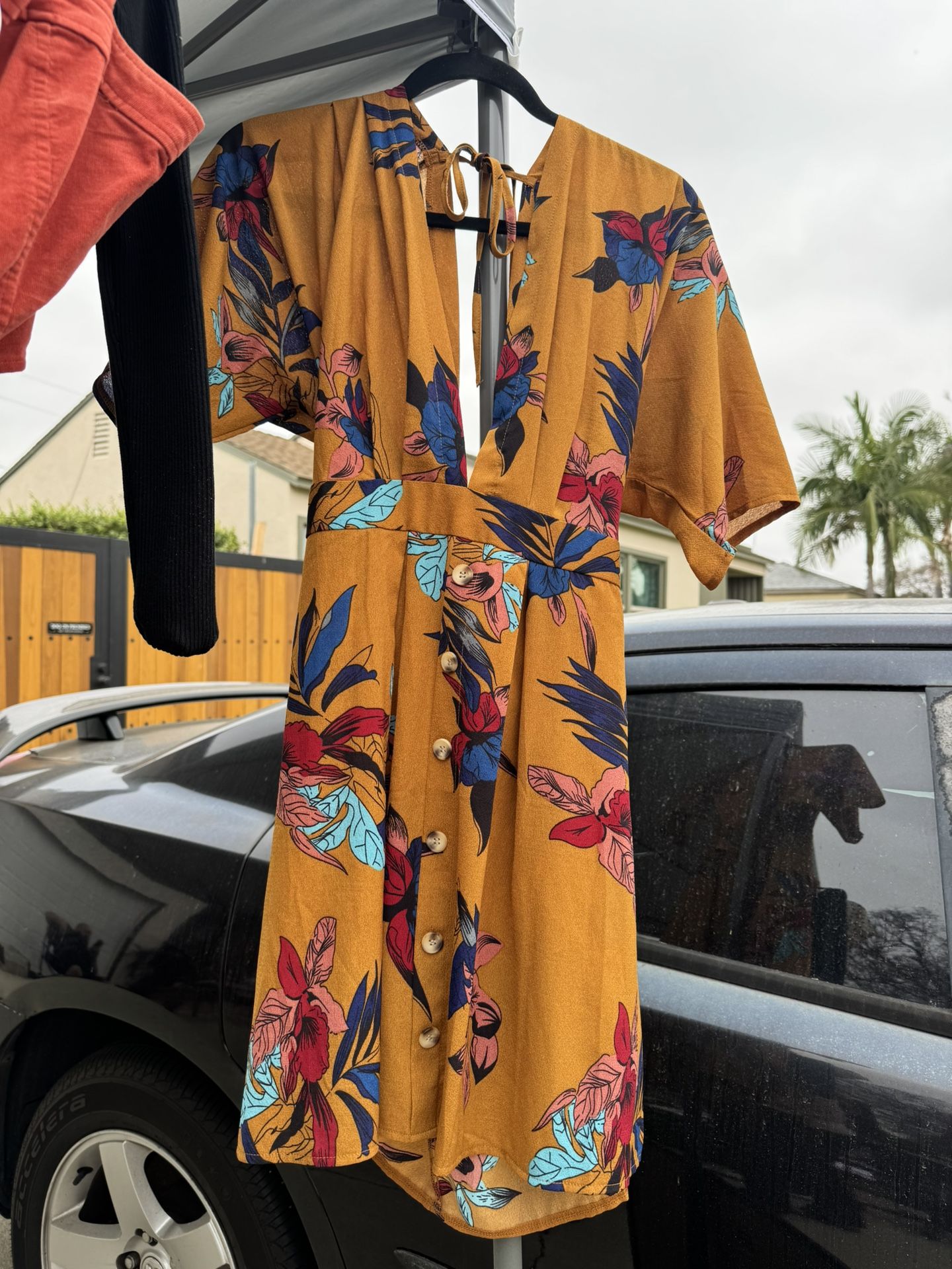 Summer Dress With Flowers