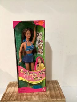 Vintage 1998 Barbie Butterfly Art Teresa Doll Mattel #20362