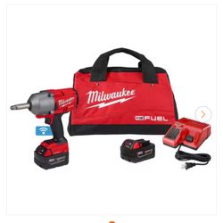 M18 FUEL ONE-KEY 18V Li-Ion Brushless Cordless 1/2 in. Ext Anvil Controlled Torque Impact Wrench w/Resistant Batteries  Price $550