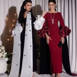 Special Occasions Dress For Women  ( BLACK & WHITE )