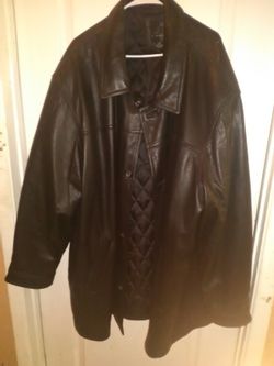 Genuine Leather Jacket men's