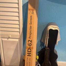 72” projector screen never used