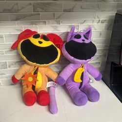 Dogday and Catnap Plush