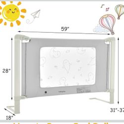 BABY JOY Bed Rails for Toddlers, 59'