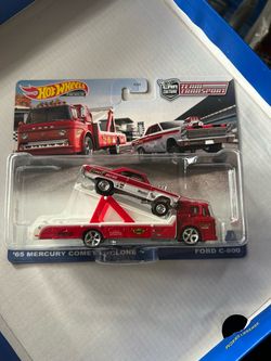 Hot Wheels Team Transport '65 Mercury Comet Cyclone , Ford C-800