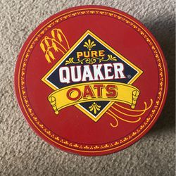 Quaker Oats Tin