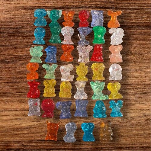 Crazy Bones Gogos Football (Sports) Complete ICE & JELLY set of 40