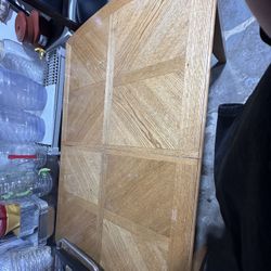 Wood Table, 6 Chairs