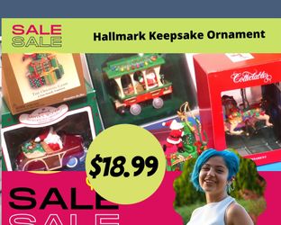 Four Hallmark Ornaments.