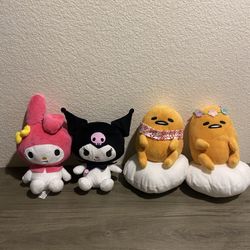 sanrio plushies