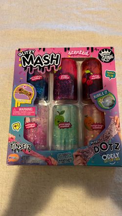 Glitter  scented  slime  6 pack new in the box