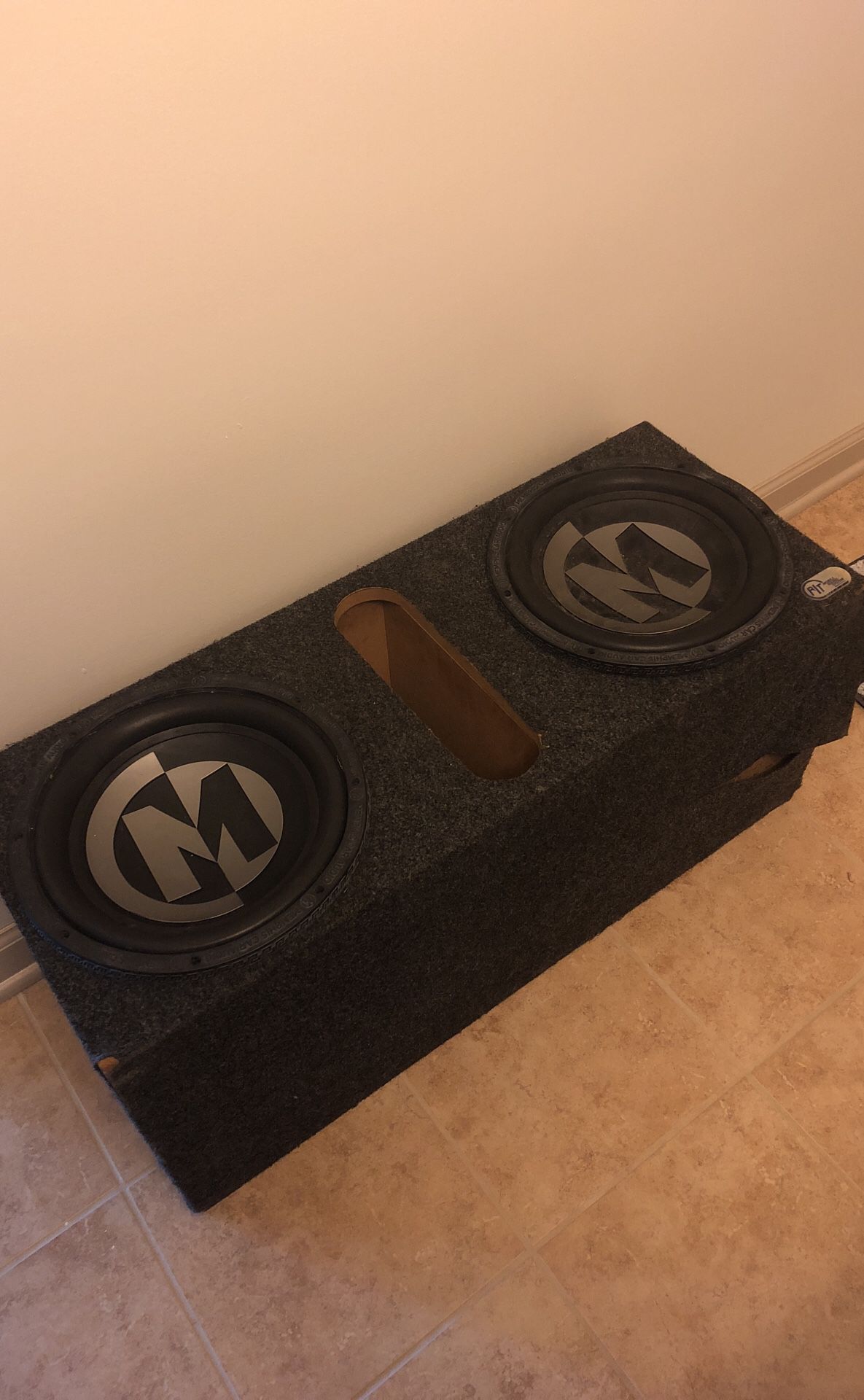 Two 10” Memphis Car Audio Speakers W/ Box