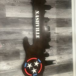 Custom Nashville Skyline Sign