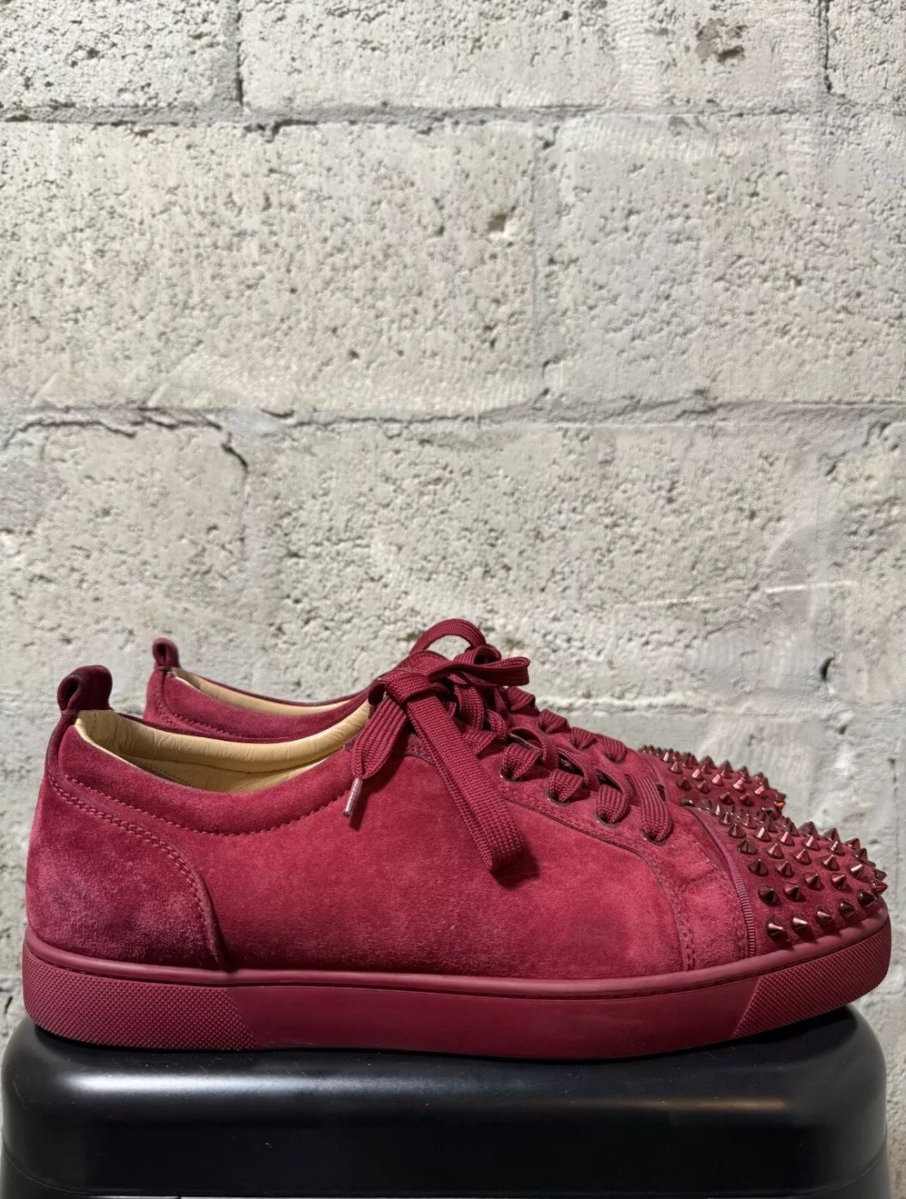 CHRISTIAN LOUBOUTIN RED BOTTOMS SUEDE