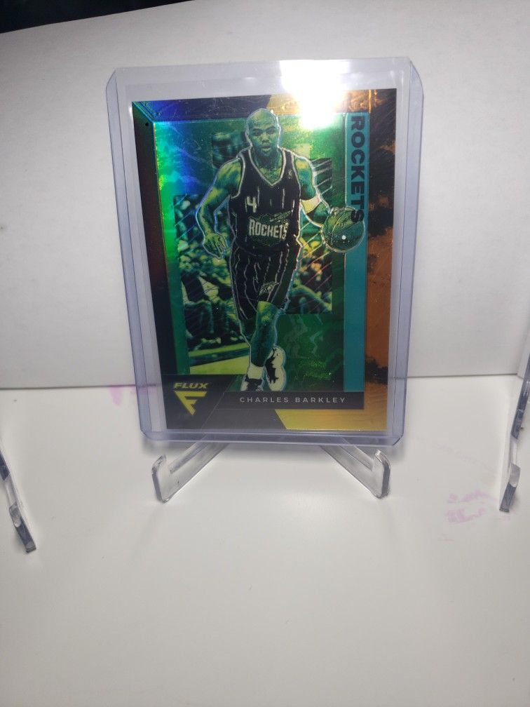 2020-21 PANINI FLUX CHARLES BARKLEY #184 SOLAR ECLIPSE 36/49 HOUSTON ROCKETS SSP 
