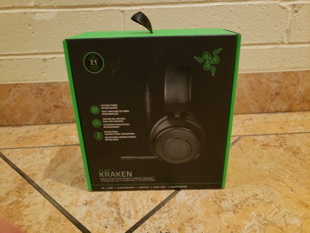 New Kraken Razer Gaming Headphones