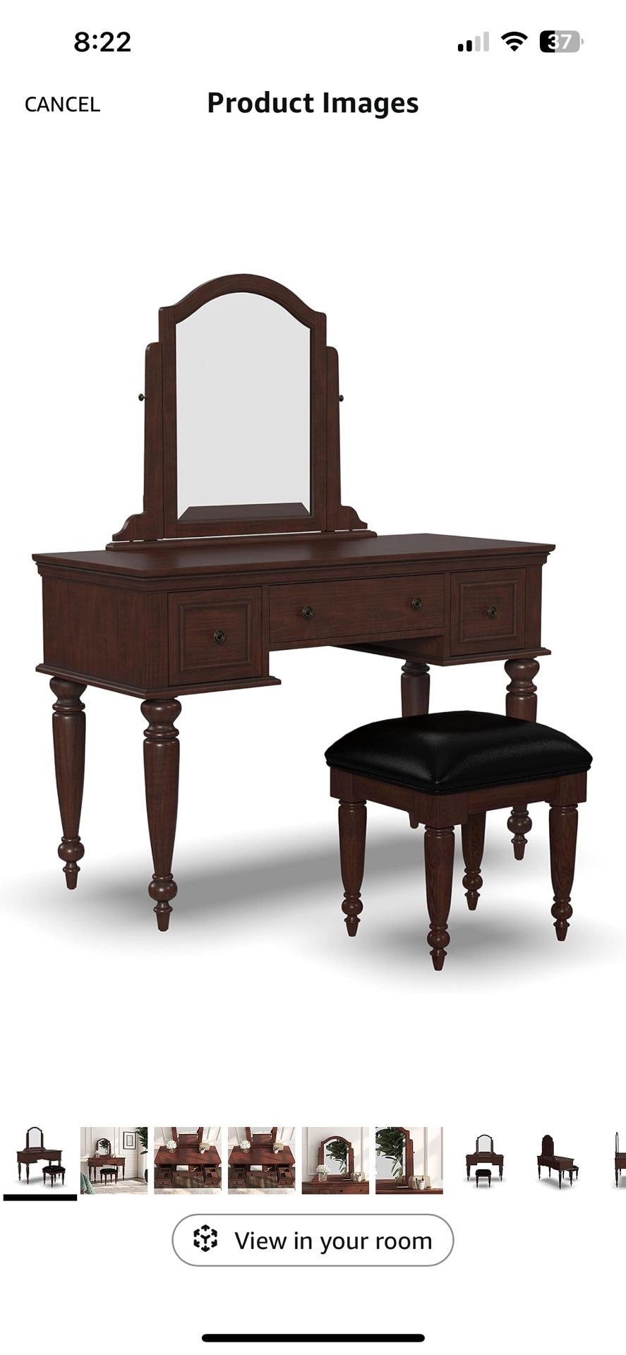 Vanity Plus Mirror And Chair